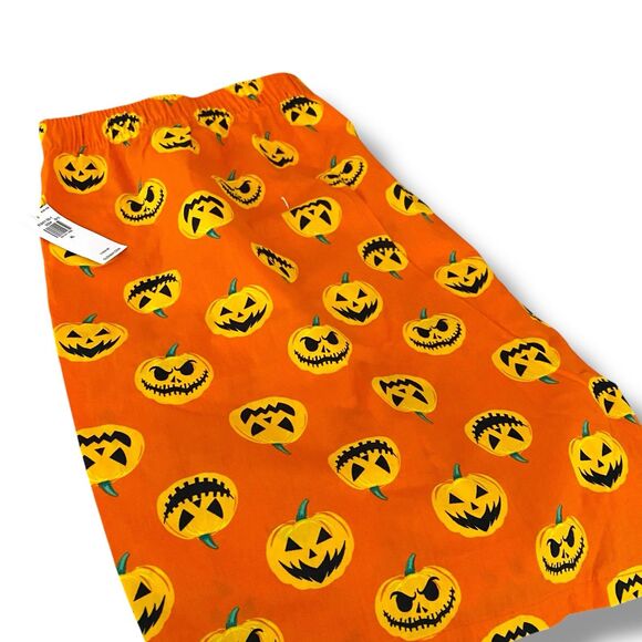 NWT OLD NAVY MEN HALLOWEEN PUMPKIN  COTTON BOXER SHORTS UNDERWEAR XL - Picture 1 of 4